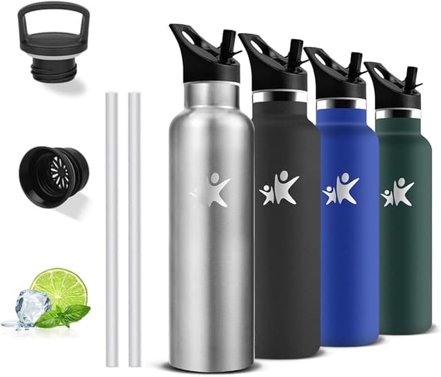 Detalle de Grsta Botella Acero Inoxidable 500 ml 🚰