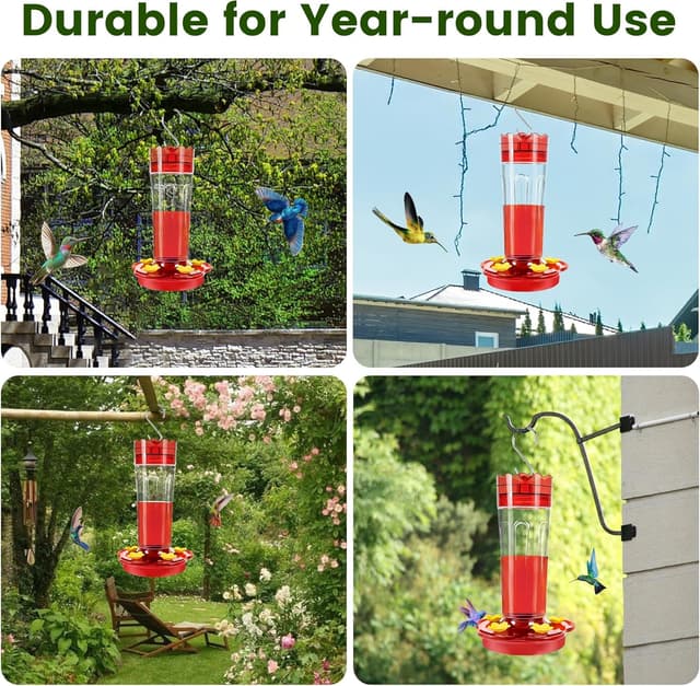 Thumbnail 5 de Hummingbird Feeders 15 Ounces 2-Pack with Ant Moat 🐦