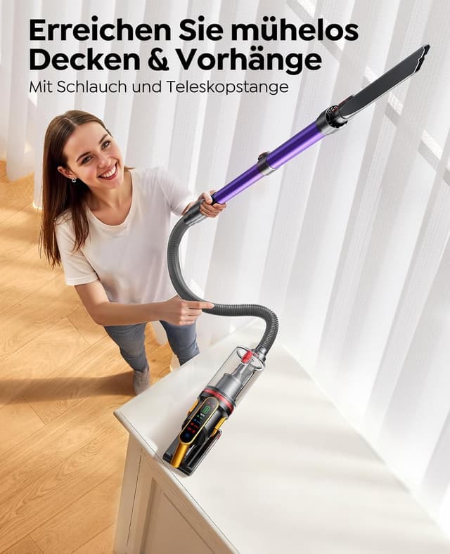 Thumbnail 4 de Fieety Akku Staubsauger 65 Min 🧹