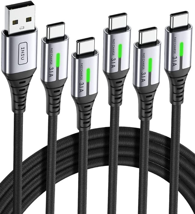 Imagen de INIU USB C Kabel 5er Set (1+1+2+2+3m) en OfertitasTOP