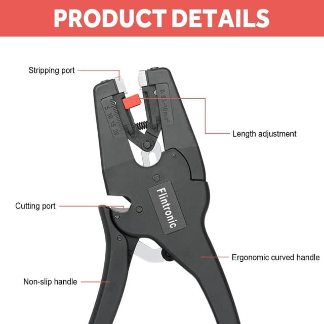 Detalle de Automatic wire stripper 7-32 AWG