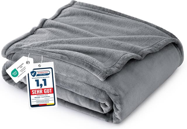 Detalle de Bedsure Kuscheldecke 150x200cm 🛋