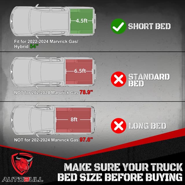 Thumbnail 1 de AUTOBULL Truck Bed Liner 54.4" Truck Bed Mat 🚚