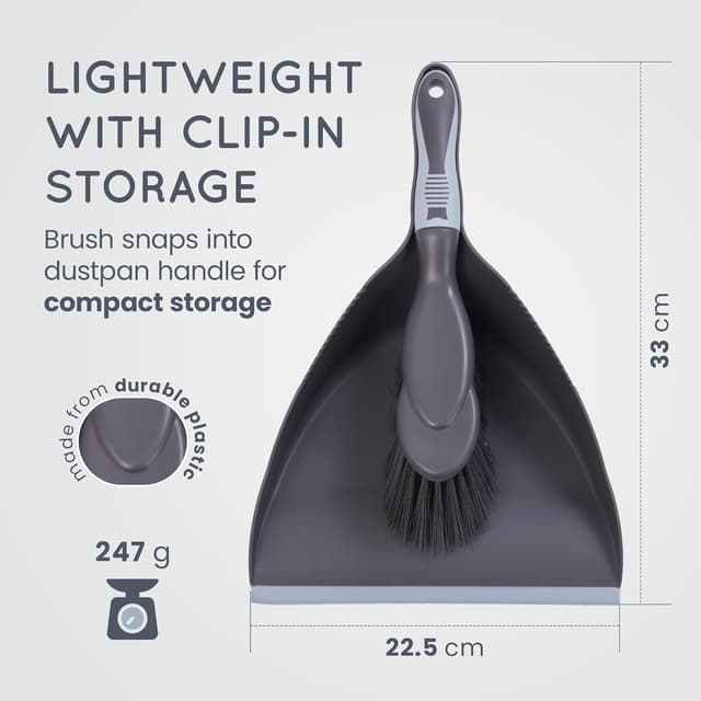 Thumbnail 2 de CUQOO Dustpan and Brush Set Compact