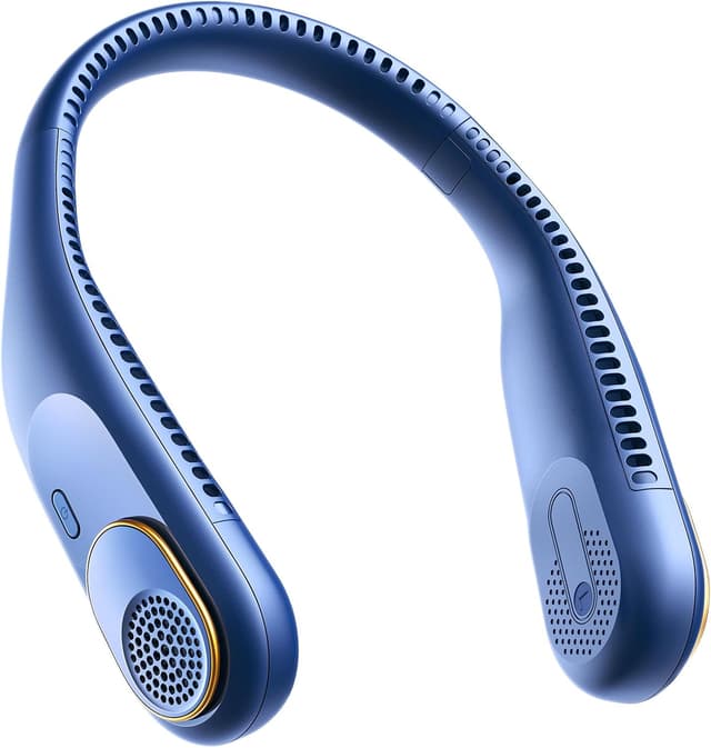 Detalle de SWEETFULL Portable Neck Fan (360°) Bladeless Wearable Fan with 4000mAh USB Rechargeable Battery