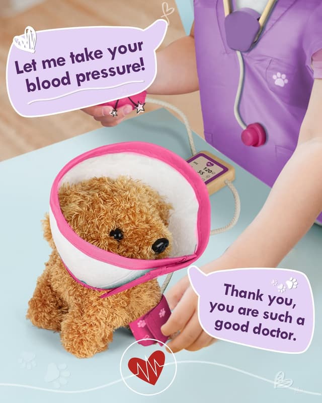 Thumbnail 2 de Doctors Set for Kids Wooden Vet Kit 21pc