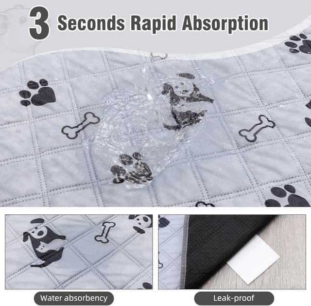 Detalle de HOZKUY 2-Pack Guinea Pig Cage Liners & Bedding (28"x56")