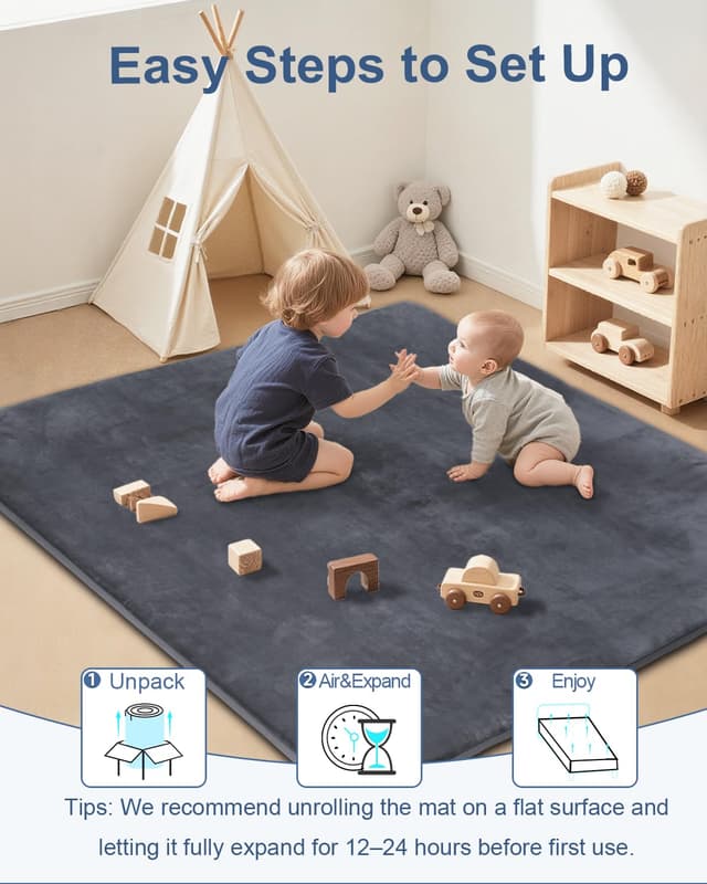 Detalle de Thick Baby Play Mat 1.2-inch foam