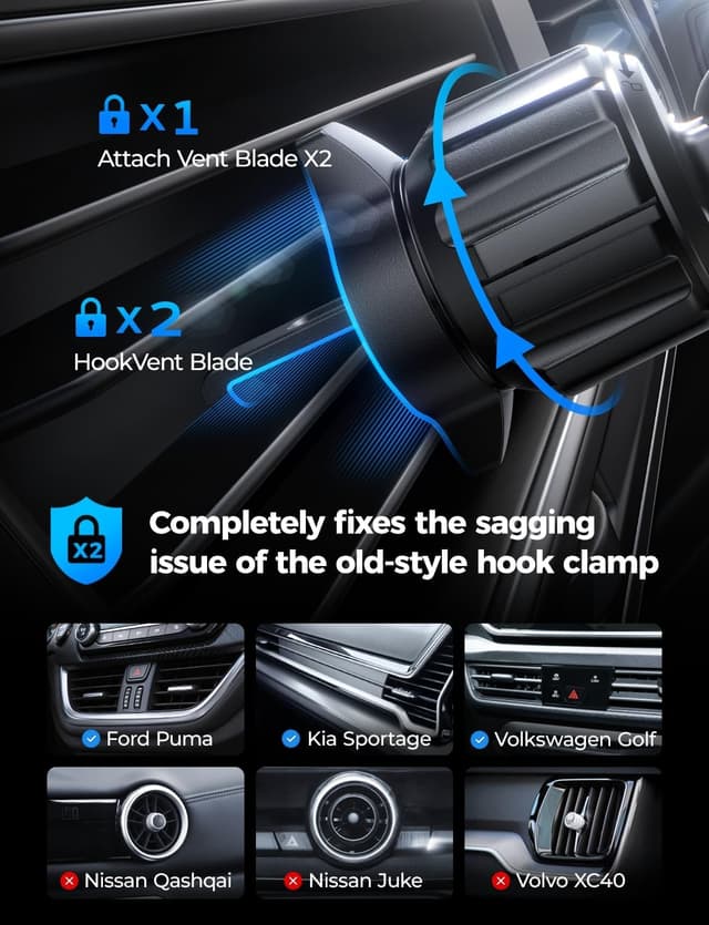 Thumbnail 4 de LISEN Car Phone Mount 360° for iPhone 17