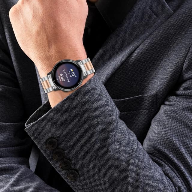 Thumbnail 6 de 20mm stainless steel metal strap for Garmin