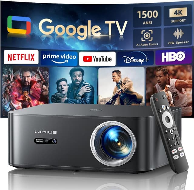 Detalle de WiMiUS K13 projector 1500 ANSI for home cinema