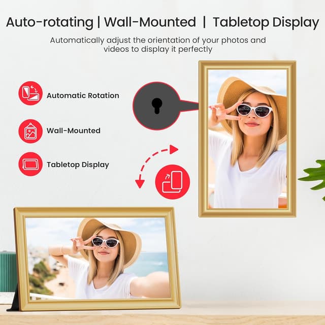 Thumbnail 5 de 64GB FRAMEO 15.6 Zoll Digitaler Bilderrahmen