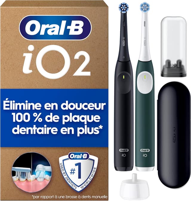 Detalle de Oral‑B iO 2 brosse à dents électrique 3 modes, 2 brossettes