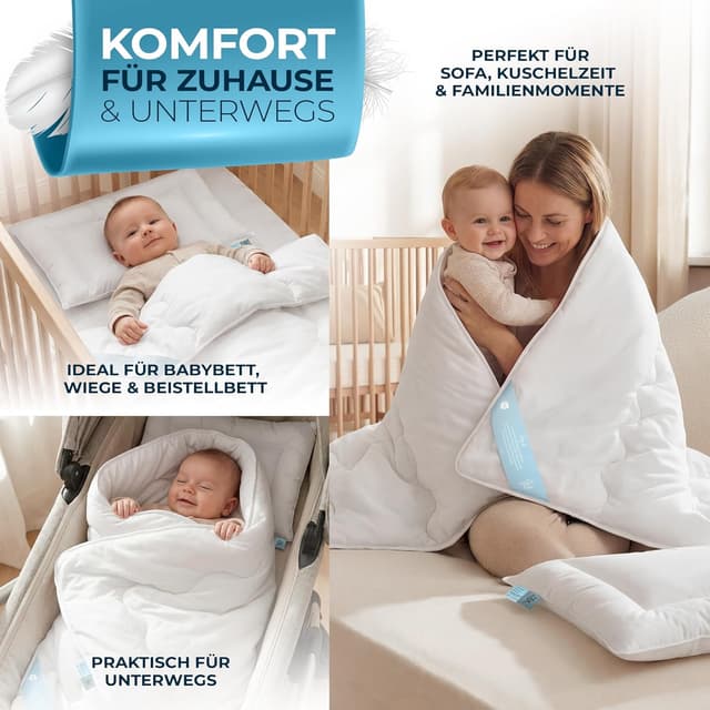 Thumbnail 6 de Glückstoff Kinder Bettdecken Set 520 g