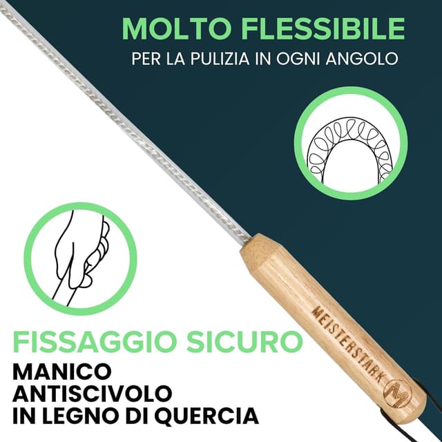 Thumbnail 3 de Meisterstark Pulisci Termosifoni Flessibile 117 cm