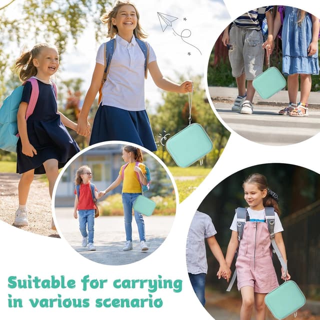 Thumbnail 6 de Jaffzora Porte-cartes Yoto vert – 120 poches étanches et anti-rayures pour cartes 17,8×4,3×21,8 cm