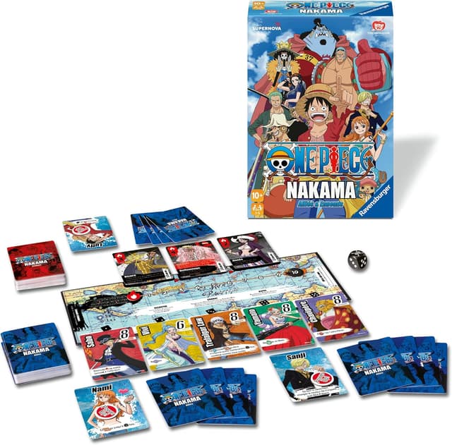 Detalle 2 de Ravensburger One Piece Nakama : Alliés & Ennemis (jeu de société coopératif)