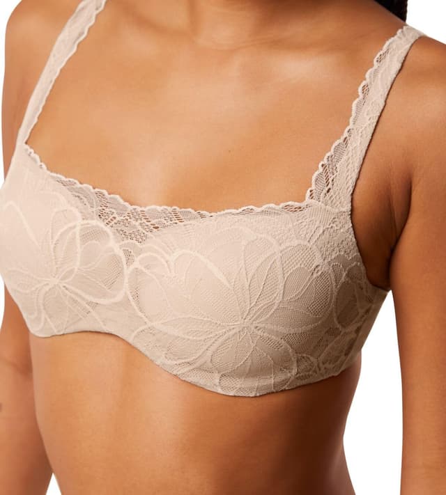 Detalle de Triumph Women’s Body Makeup Illusion Lace Balconette Bra