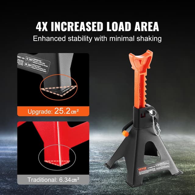 Thumbnail 3 de VEVOR 3 Ton Jack Stands