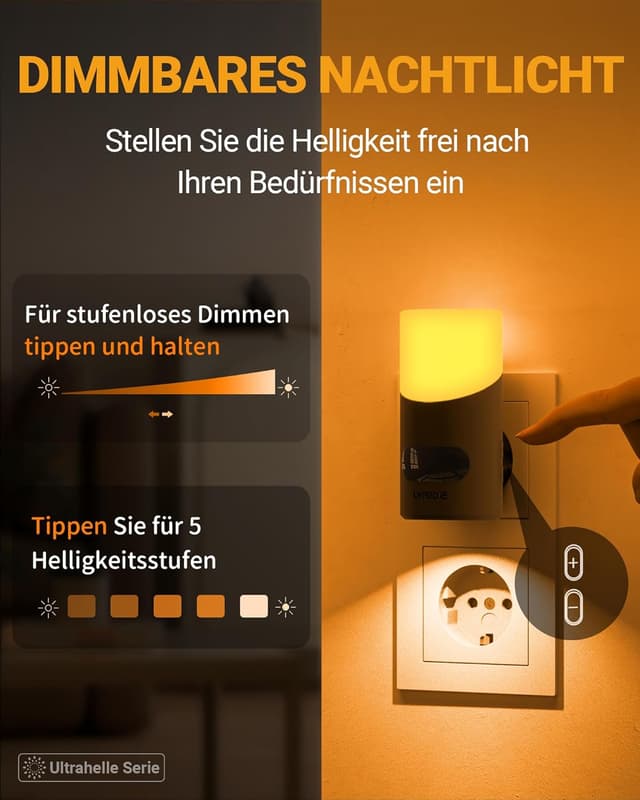 Thumbnail 3 de Lyridz Nachtlicht 2er 1800K