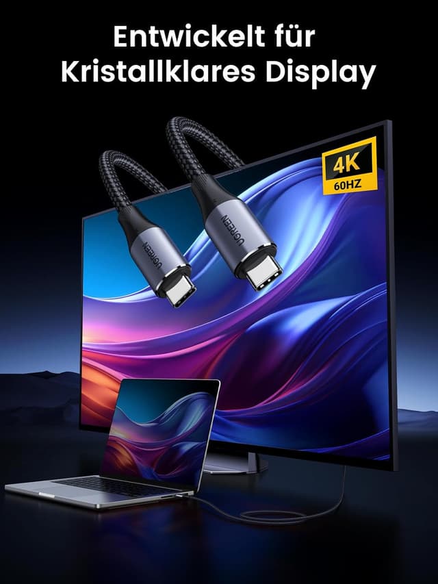 Detalle 2 de UGREEN 240W USB C Kabel 1m