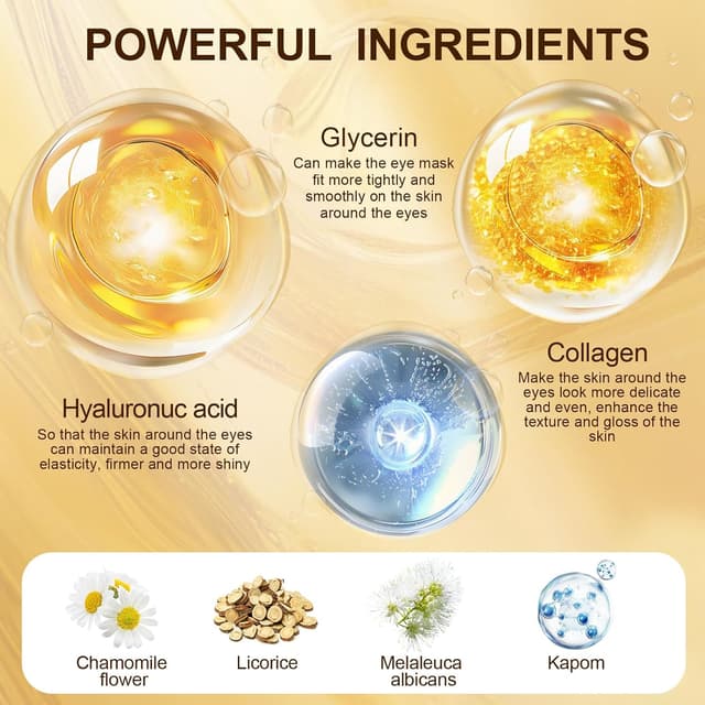 Thumbnail 2 de Patch Occhi Oro 24K 60 pezzi