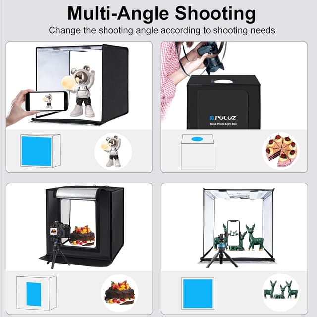 Detalle 2 de PULUZ Fotobox 60 x 60 cm für Produktfotos