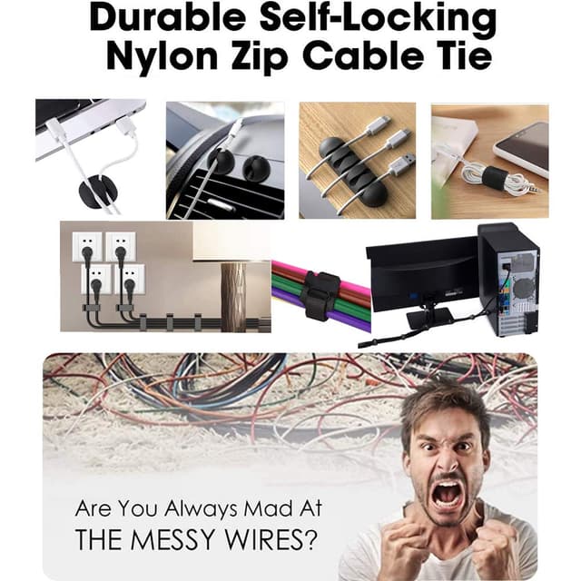 Thumbnail 4 de MiuCo Kabelmanagement Kit 100 Stück