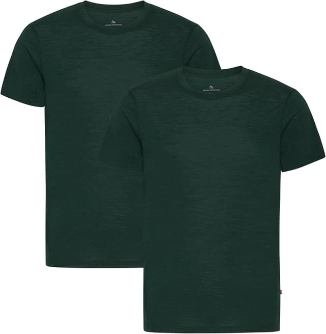 Detalle de Danish Endurance T-Shirt homme en laine mérinos 100% ultra légère (lot 1 ou 2)