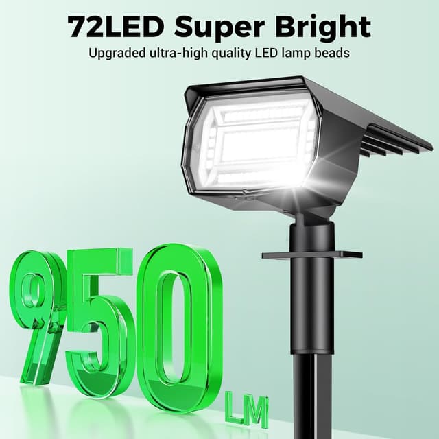 Thumbnail 3 de LOTMOS 72 LED Solar Spot Light 1500mAh