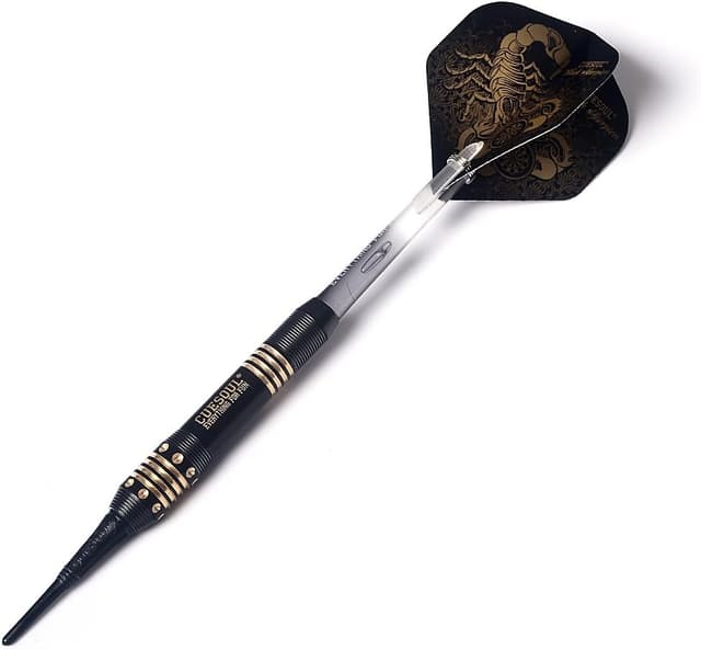 Detalle de CUESOUL Black Scorpion Deluxe Freccette con punta morbida da 16 g e custodia premium