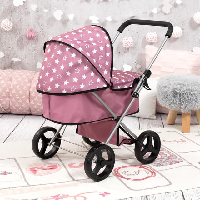 Detalle de Bayer Design 14976AA Carrozzina pieghevole per bambole con cestino integrato (fino a 46 cm)