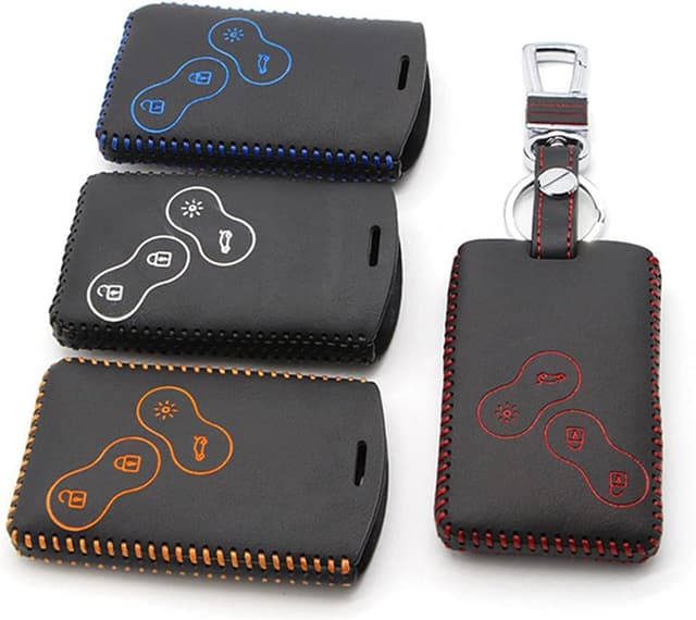 Detalle de Happyit leather key cover for Renault, 4 buttons