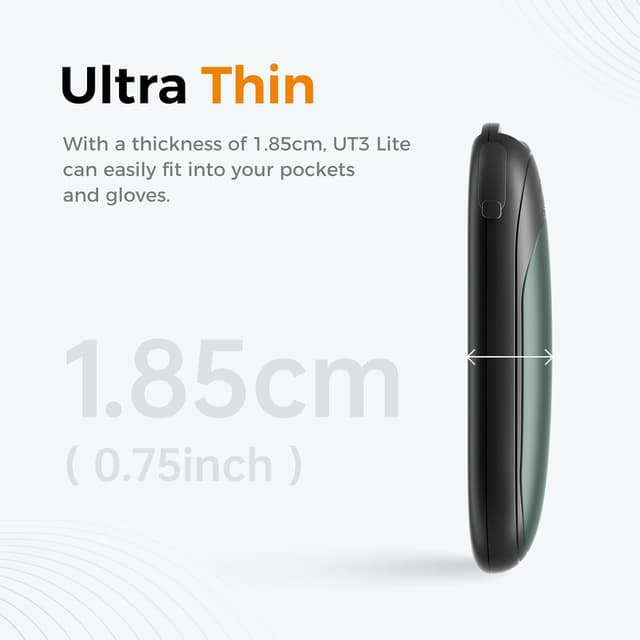 Detalle de OCOOPA UT3 Lite Magnetic Rechargeable Hand Warmers (2-pack)