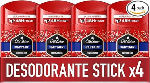 Imagen de Old Spice Captain Desodorante en Barra para Hombres - Pack x4 en OfertitasTOP