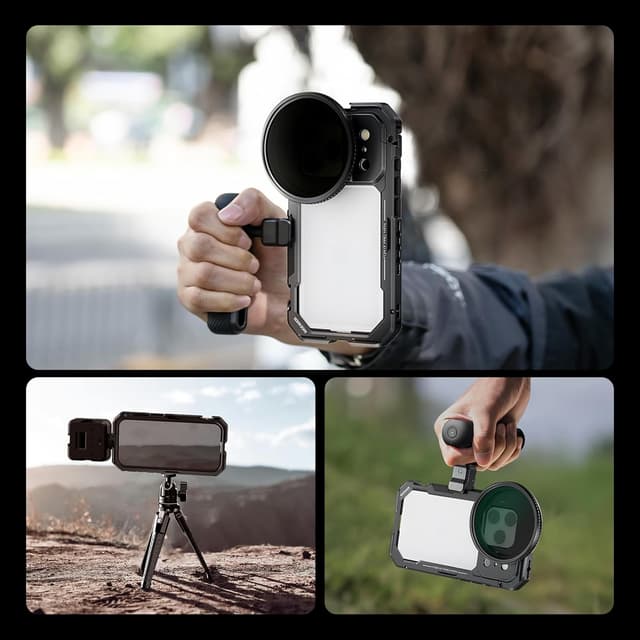 Thumbnail 6 de NEEWER Phone Cage for iPhone 17 Pro Max with 67mm Filter