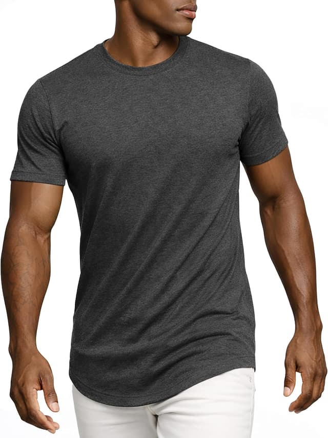 Detalle de Leif Nelson T-shirt homme col rond LN-8281