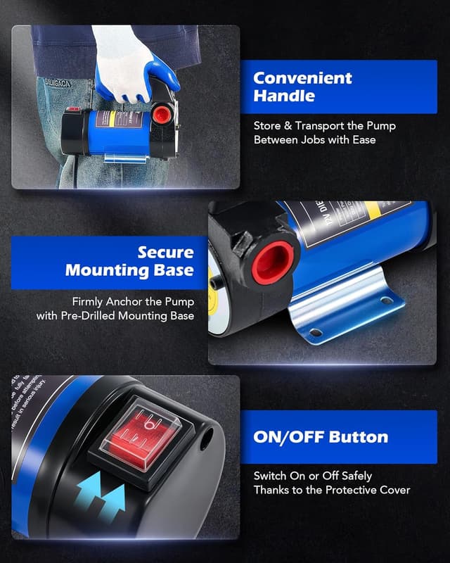 Thumbnail 6 de Orion Motor Tech 12V Diesel Transfer Pump ⛽