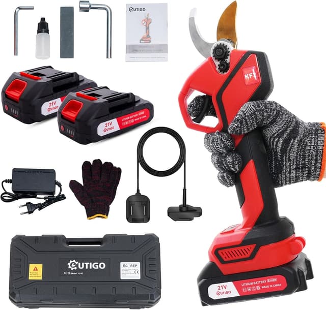 Detalle de OUTIGO Tijeras de Podar Eléctricas 21V 25mm