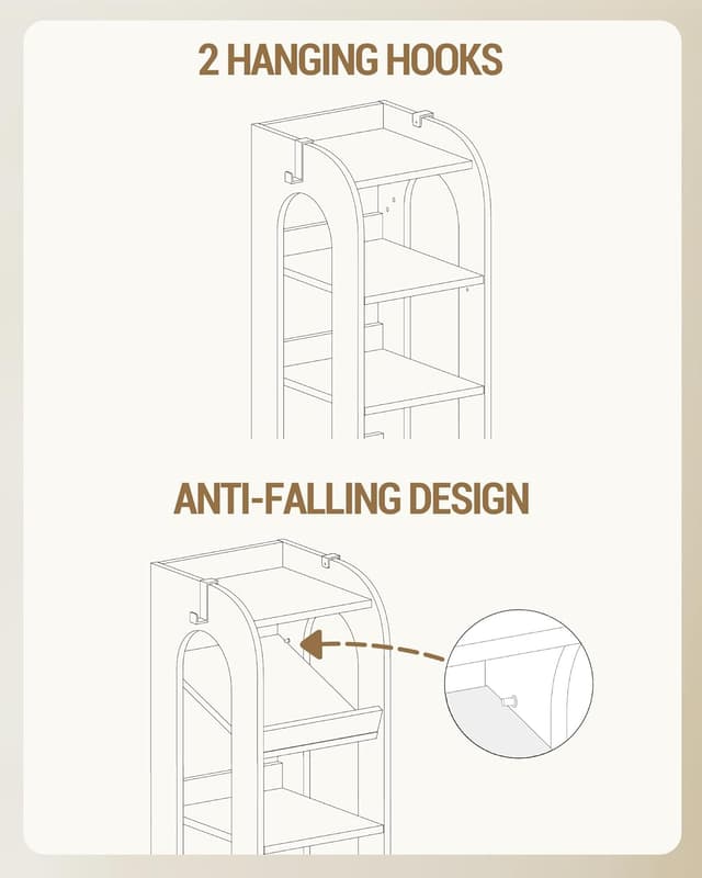 Thumbnail 6 de Hzuaneri Étagère à Chaussures 9 niveaux 151,5 cm