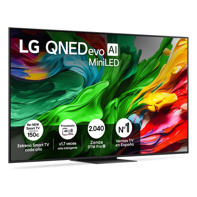 Detalle de LG 75QNED86A6A TV QNED evo MiniLED 4K