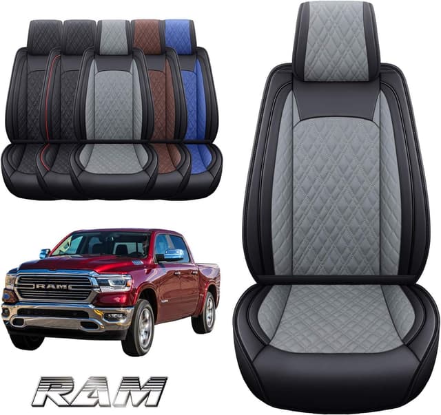 Detalle 2 de YIERTAI Car Seat Covers for Dodge Ram 2009-2026
