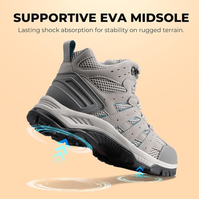 Thumbnail 5 de NORTIV 8 Women's Waterproof Hiking Boots lightweight