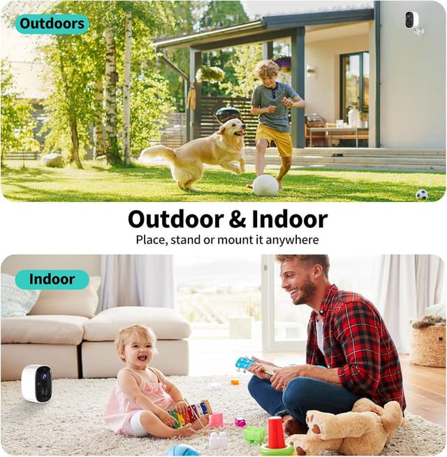 Thumbnail 4 de Wireless 2K Security Cameras with AI