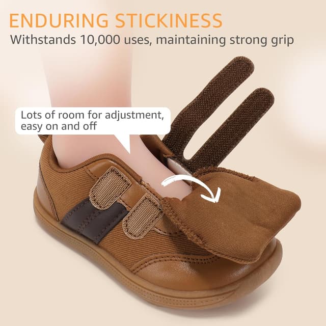 Detalle de STQ KIDS Scarpe Bambino Bambina Sneakers a Punta Larga antiscivolo per i Primi Passi