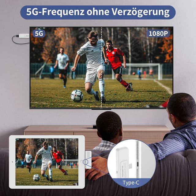 Detalle 2 de BRAIDOL Wireless HDMI 1080p für Streaming