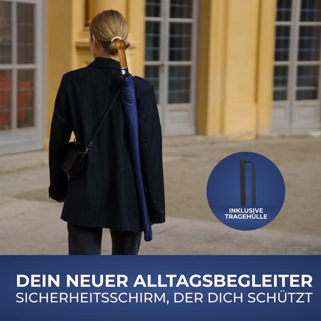 Thumbnail 1 de LOGAN & BARNES DETROIT Regenschirm Selbstverteidigung 120 cm