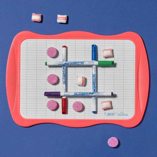 Detalle 2 de BIC Velleda 1721 Rotuladores Pizarra Azul 24