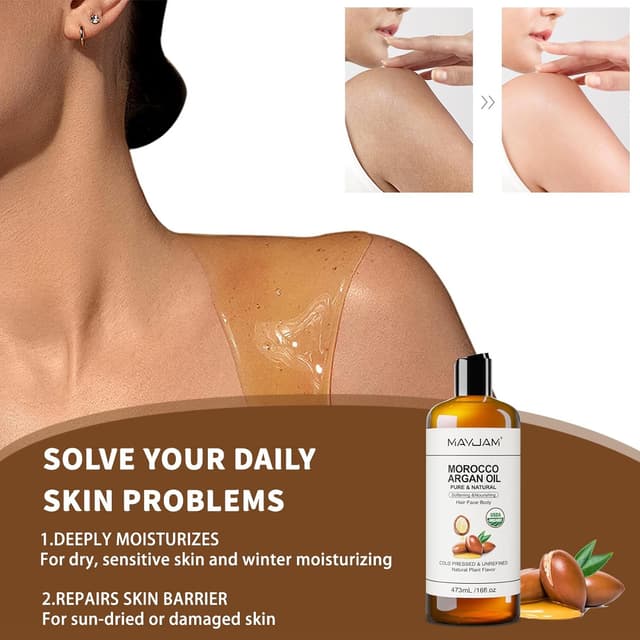 Thumbnail 3 de MAYJAM Arganöl Bio 473 ml