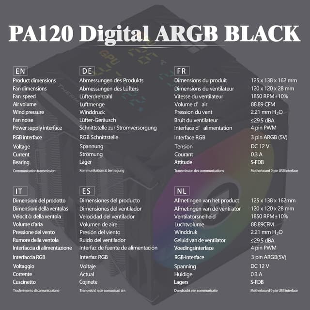 Thumbnail 6 de Thermalright TR Peerless Assassin 120 Digital ARGB air cooler with digital display (Dual 120mm, LGA 1700/AM5)